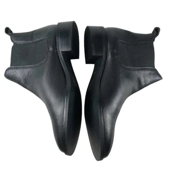 ASOS black Faux leather Chelsea bootie 8.5 - Picture 4 of 7